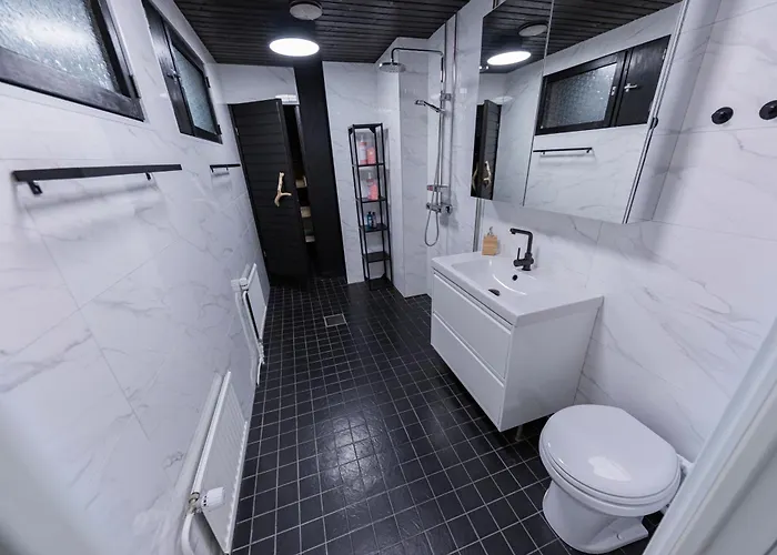 Arctic Aurora With Sauna - Northern Lights And Adventures In The Hometown Of Santa Claus, Villa Rovaniemi